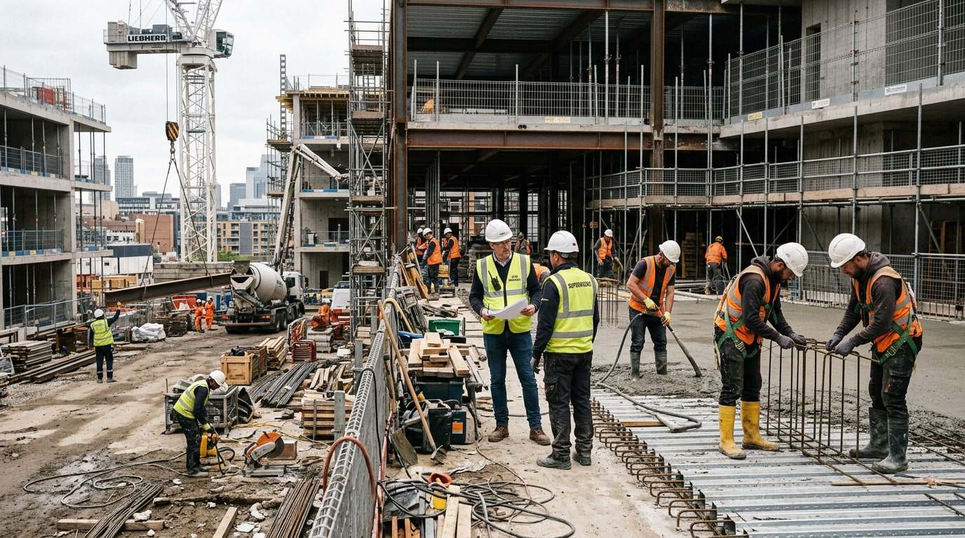 Sitio de construcción de un desarrollo de ESPACIO INMOBILIARIO BRODY
